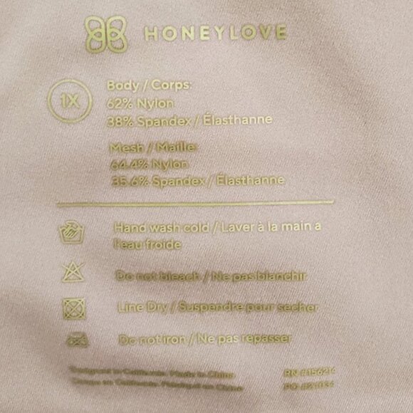 HoneyLove Crossover Bra Wireless Full Coverage Stretch Supportive Blue Size 1X - Picture 5 of 11